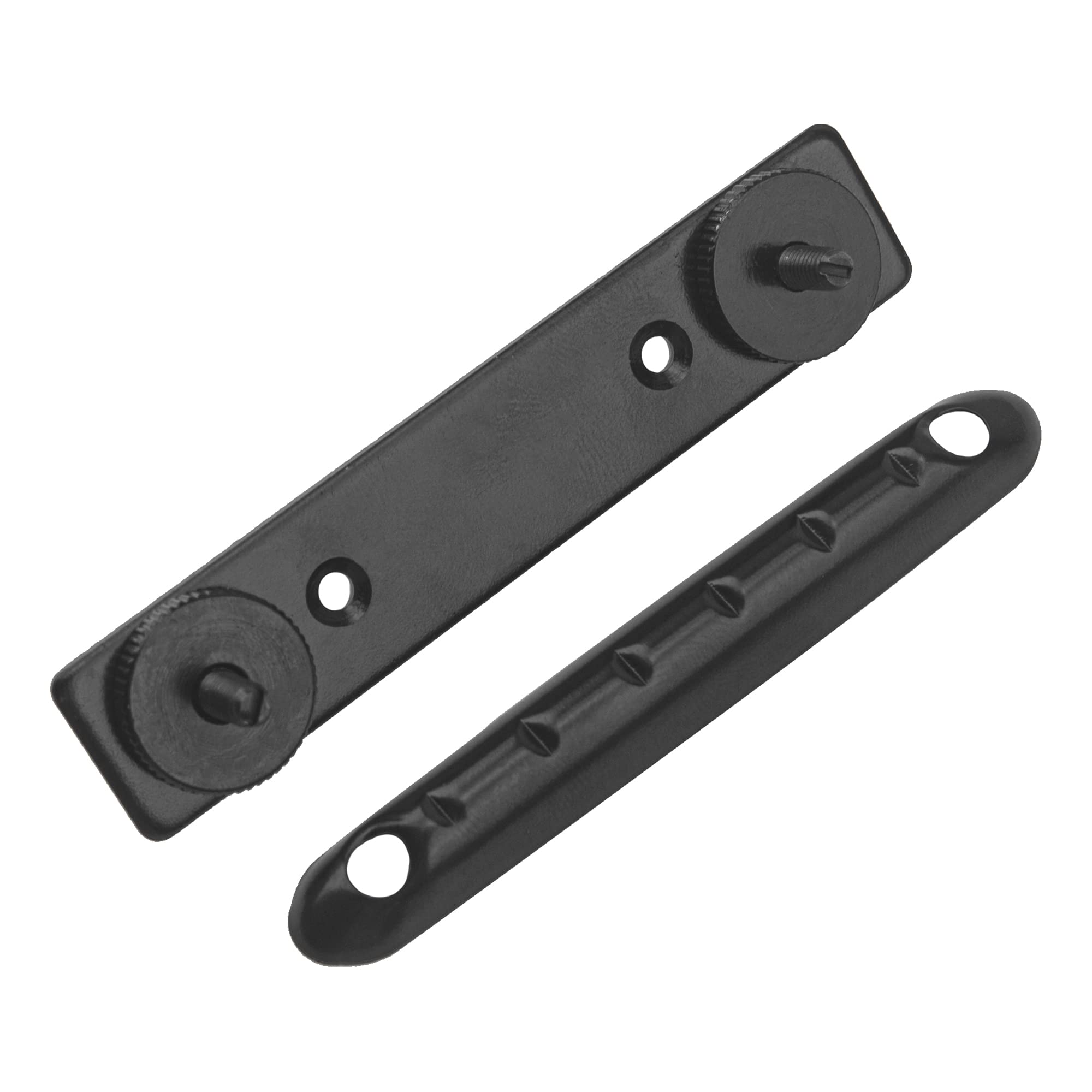 1Set Yootones Guitar Adjustable Bridge Tailpiece with Bridge Cover Set include Mounting Screws Replacement Part Fixed Compatible